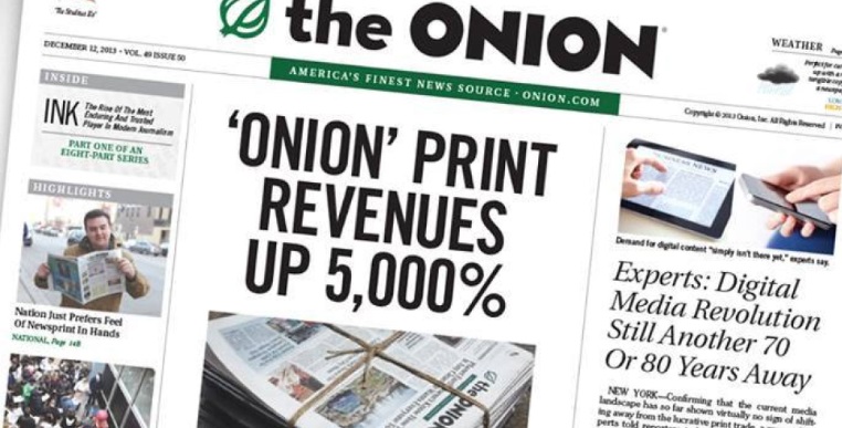 Parodi haber kuruluÅu The Onion SatÄ±lÄ±yor